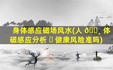 身体感应磁场风水(人 🌸 体磁感应分析 ☘ 健康风险准吗)